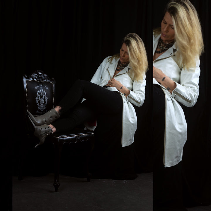 Trench Coat Cher Pelica Perolada